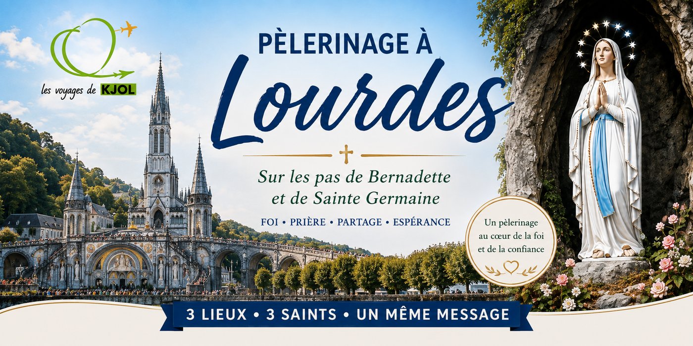Pèlerinage à Lourdes : Nevers, Lourdes et Pibrac avec Les Voyages de KJOL